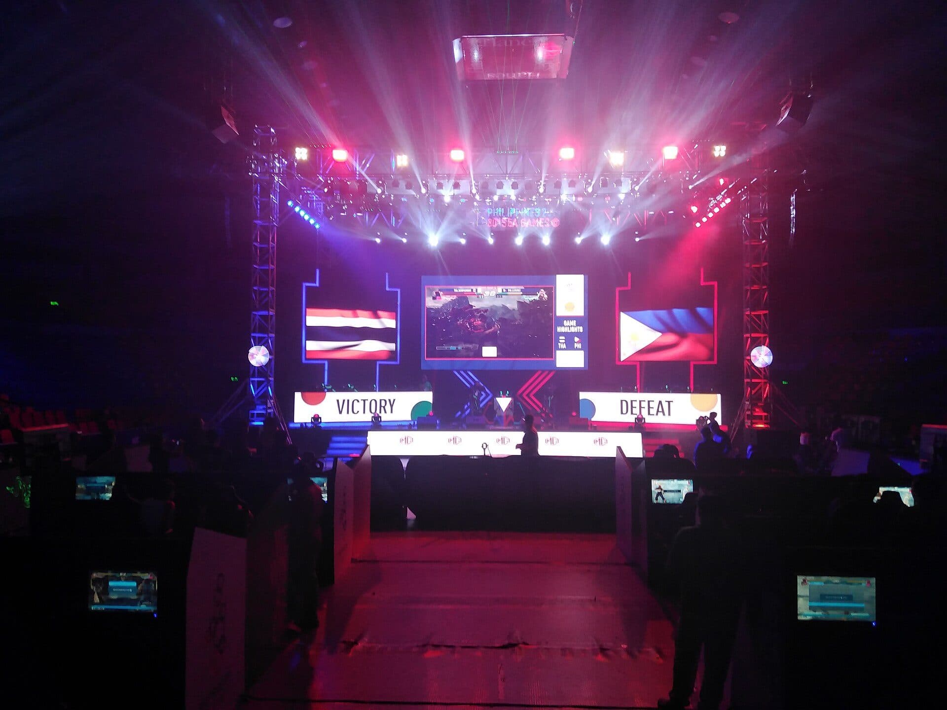Esports stage at the 2019 Southeast Asian Games